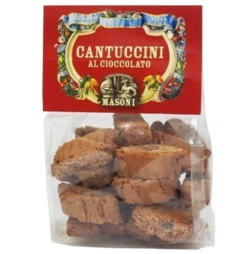 Cantuccini al cioccolato - biscotti med sjokolade (250 gr)