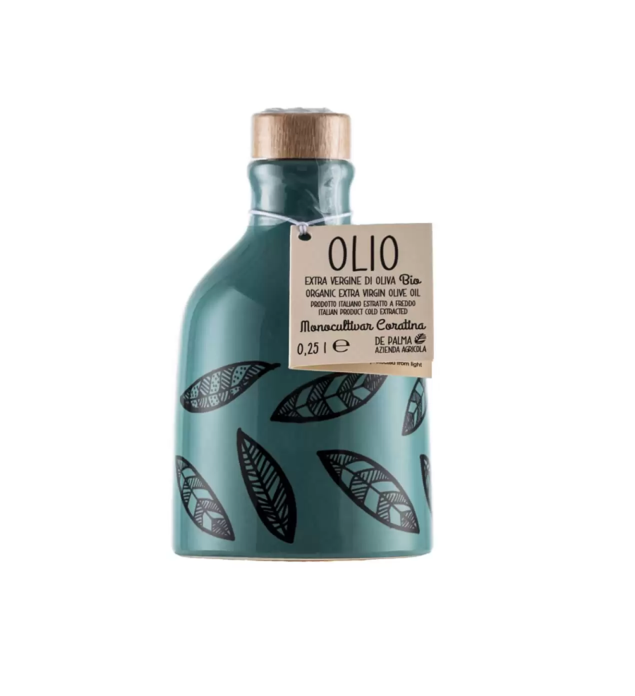 Extra virgin olivenolje keramikk 250 ml de Palma (blå)