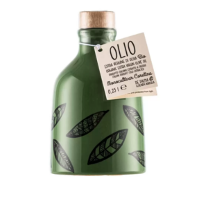 Extra virgin olivenolje keramikk 250 ml de Palma (grønn)